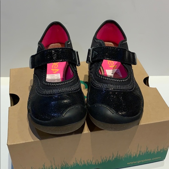 Plae Emme Black Shimmer Suede - Picture 4 of 6